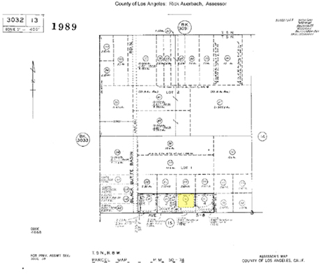 Plat Map of property.