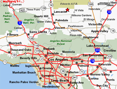 map lancaster california ca land property